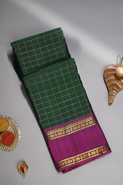 Dual Tone Kancheepuram Saree
